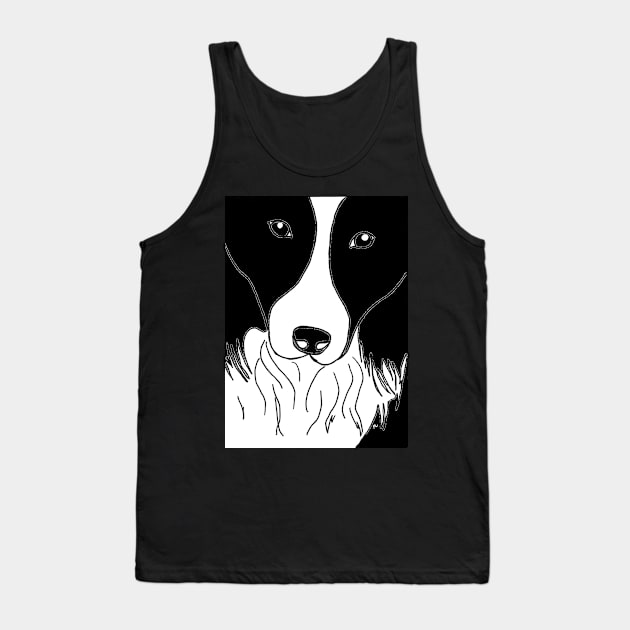 Border Collie Love Tank Top by Jmstephens913